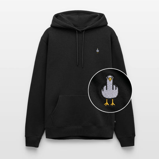 F**K You Möwe Stick - Unisex Premium Hoodie