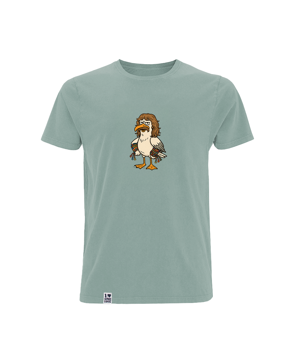 Möwe Wolle  - Herren Shirt | 100% Bio-Baumwolle