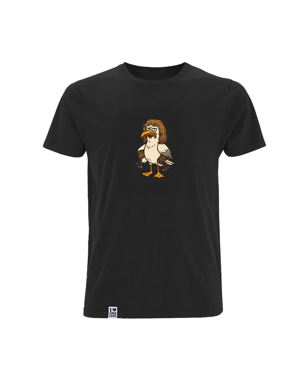 Möwe Wolle  - Herren Shirt | 100% Bio-Baumwolle