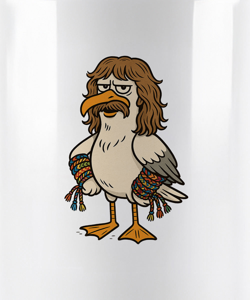 Möwe Wolle  - Tasse Weiß