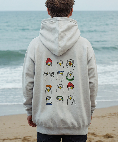 Möwen Collage  - PREMIUM Unisex Hoodie