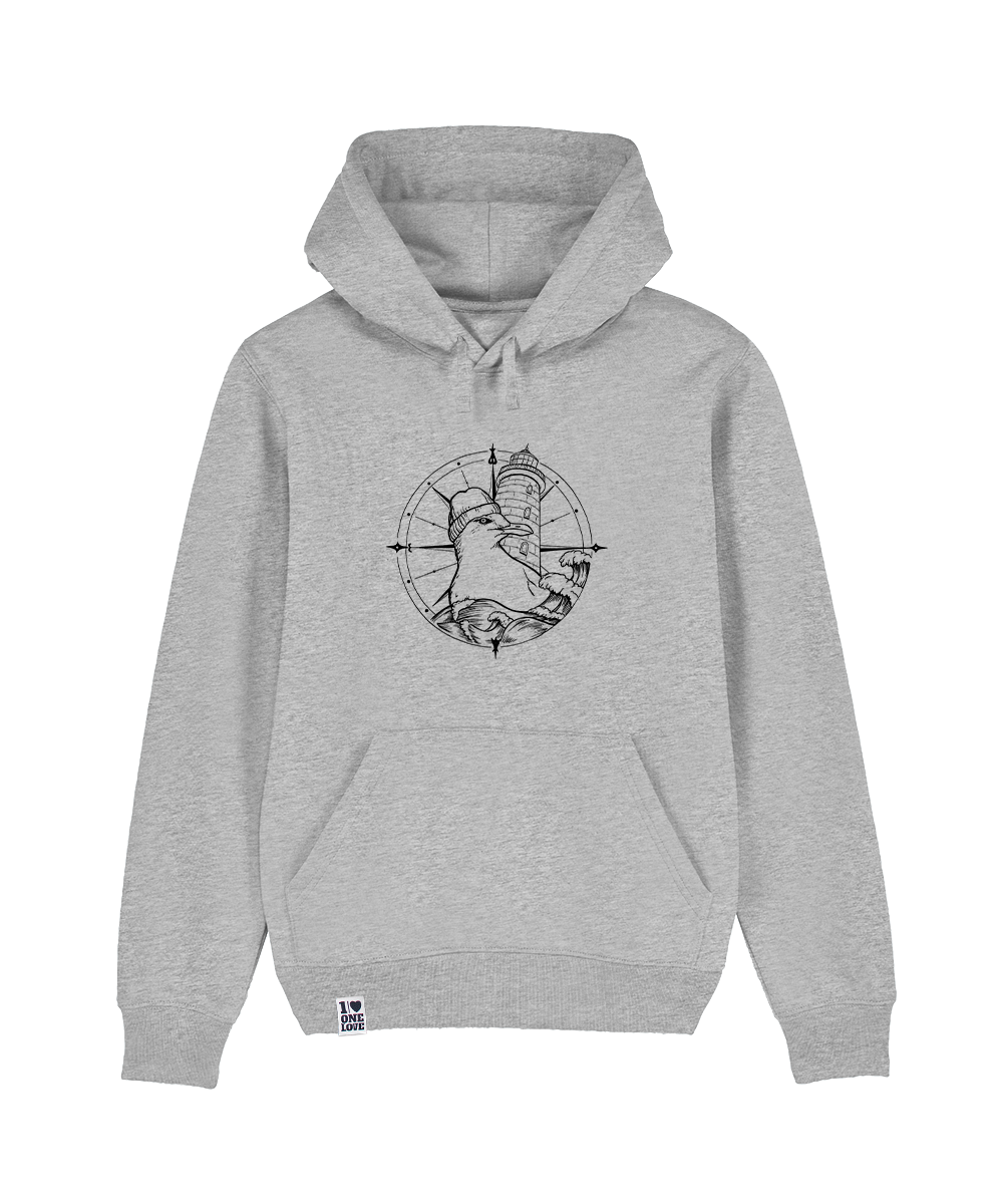 Möwen-Kompass  - Unisex Hoodie