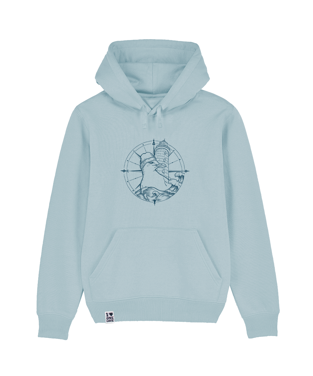 Möwen-Kompass  - Unisex Hoodie