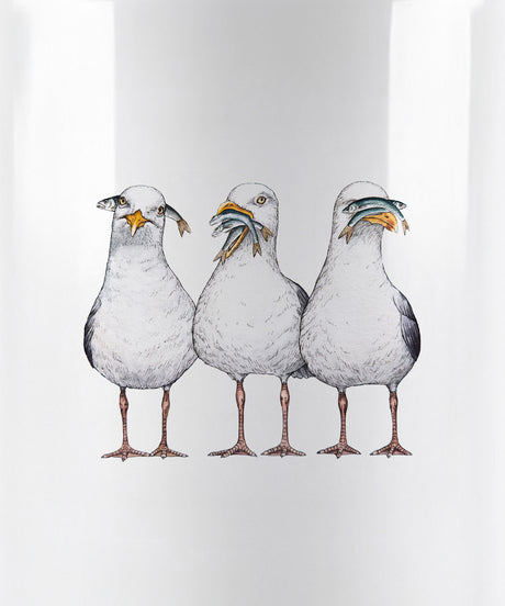 Möwen  - Edelstahl Trinkflasche