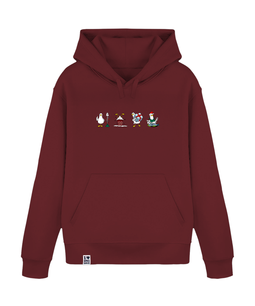 XMas-Möwen   - Unisex Premium Hoodie | Bio-Baumwolle | XMAS EDITION
