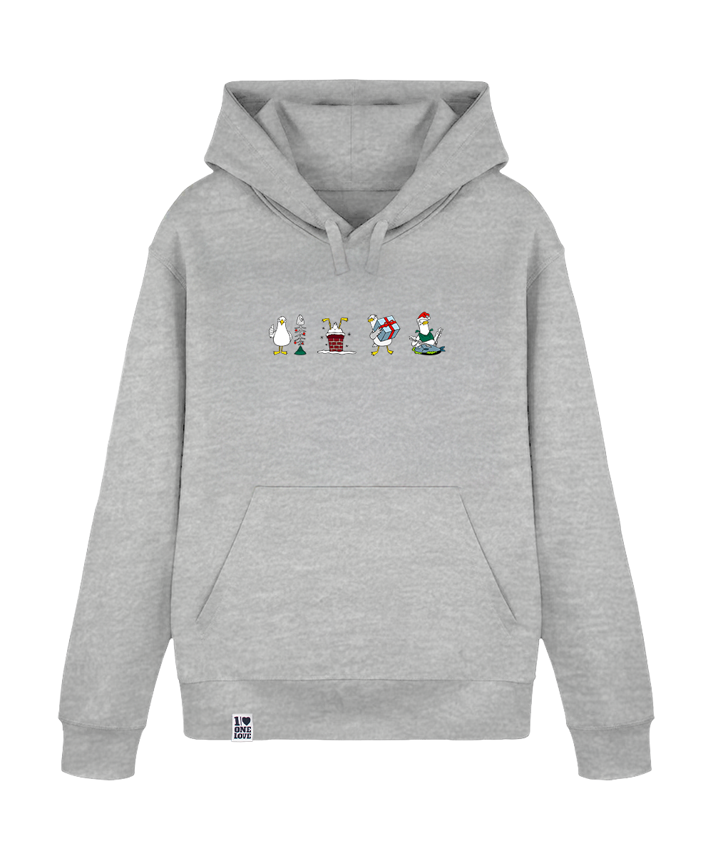 XMas-Möwen   - Unisex Premium Hoodie | Bio-Baumwolle | XMAS EDITION