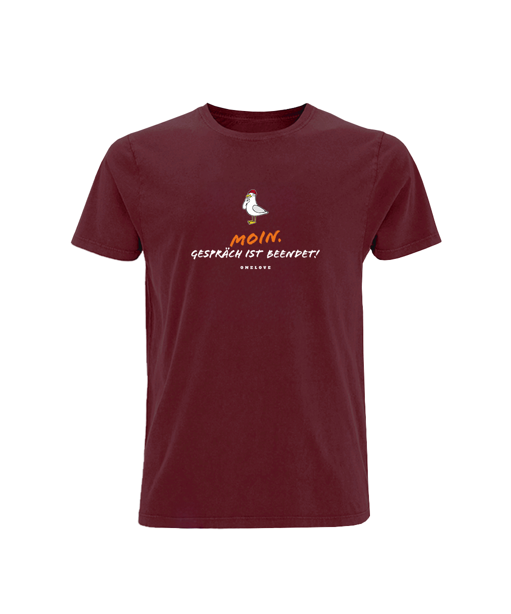 Moin. Gespräch ist beendet!  - Herren Shirt | 100% Baumwolle