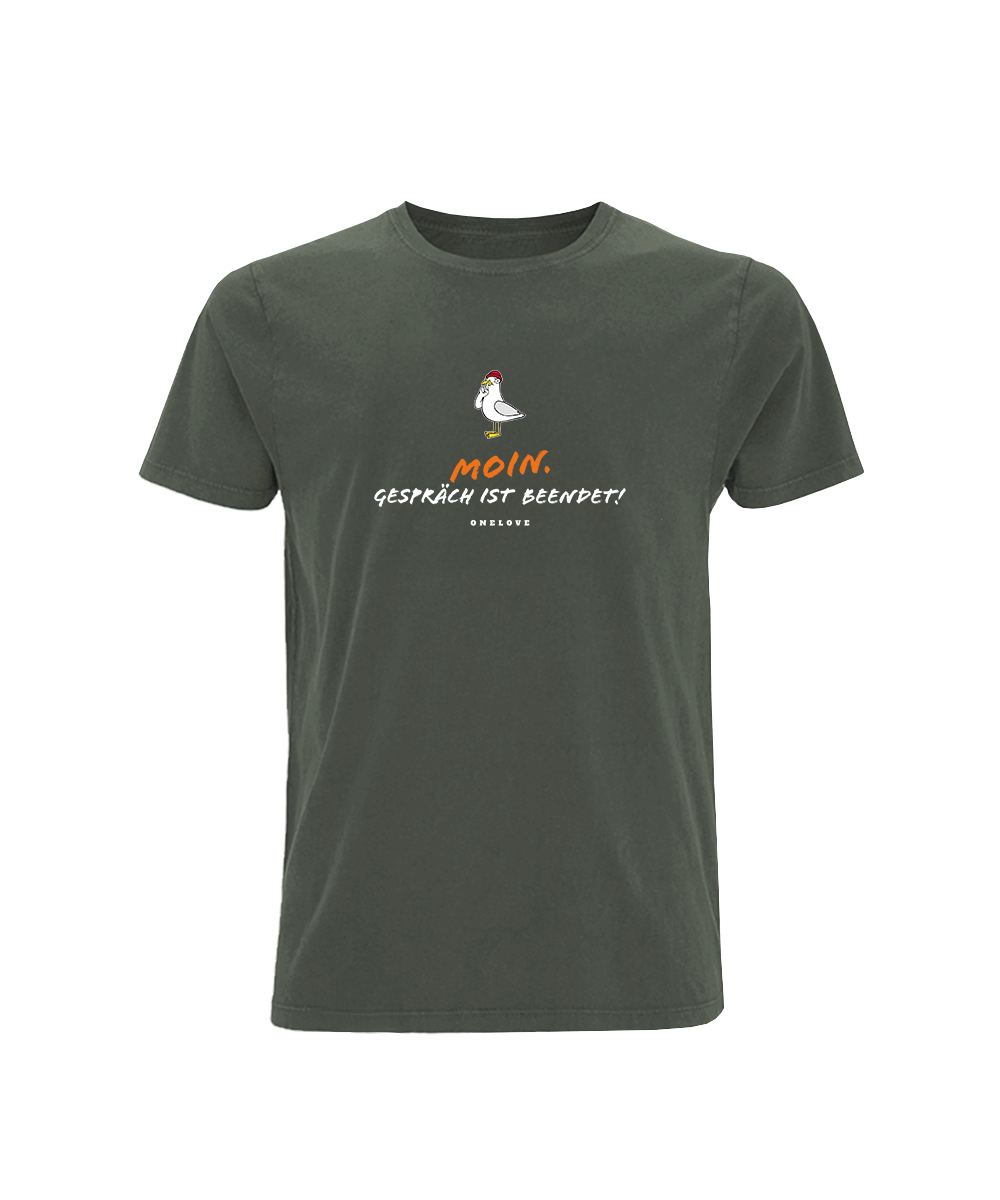 Moin. Gespräch ist beendet!  - Herren Shirt | 100% Baumwolle