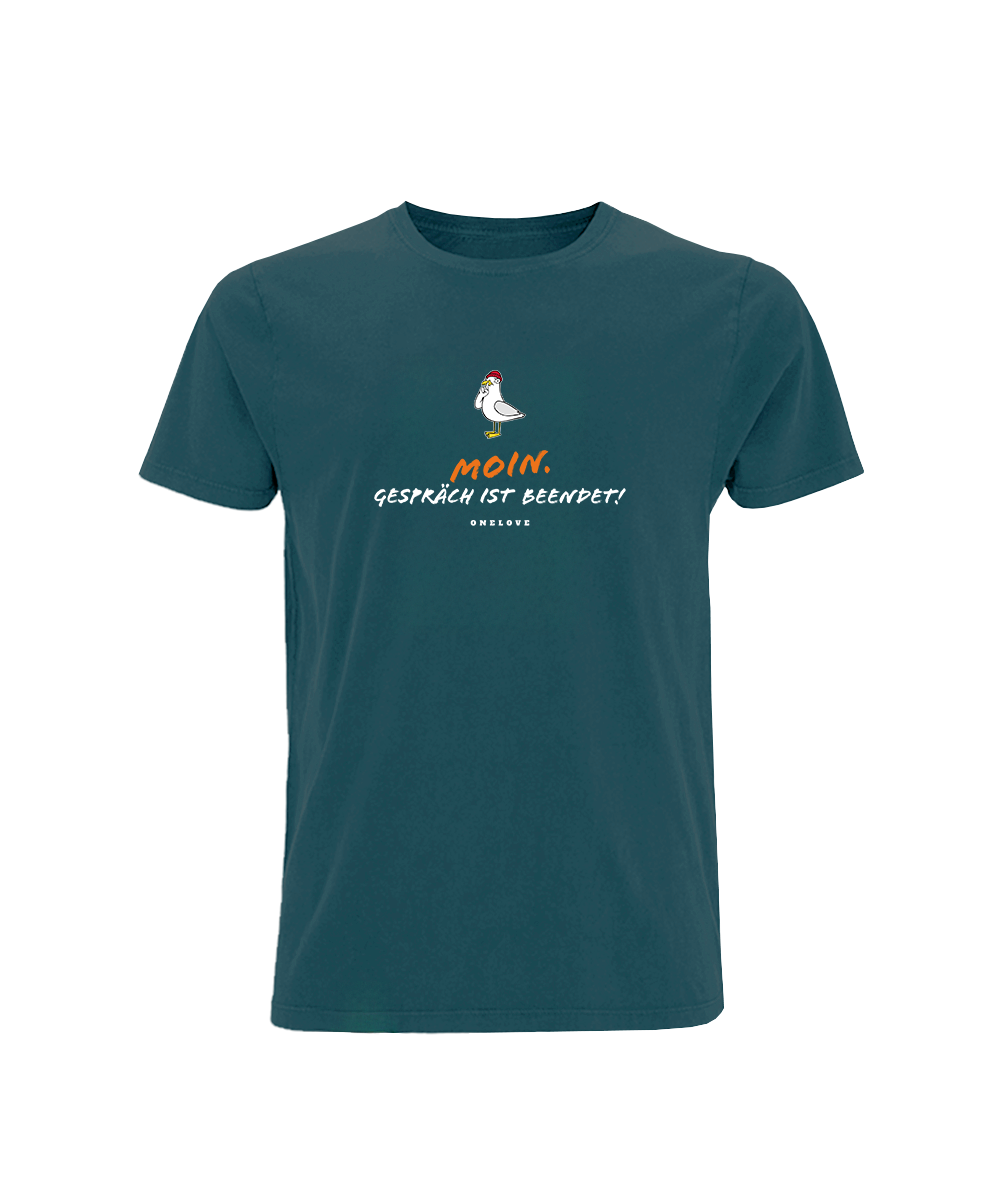 Moin. Gespräch ist beendet!  - Herren Shirt | 100% Baumwolle