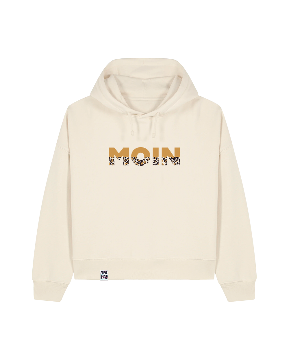 Moin Leo - Damen Hoodie Bio-Baumwolle