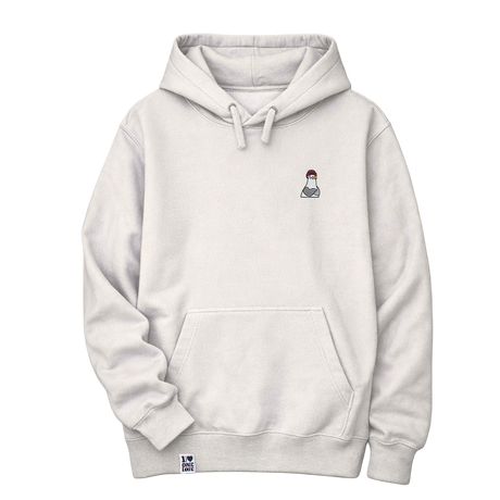 Moin Möwe  - Unisex Premium Hoodie | Bio-Baumwolle | Edler Stick