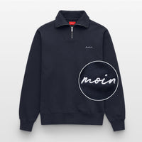 Moin Stick - Relaxed Unisex Organic Half Zip Pullover
