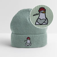 Moin Möwe Stick -  Unisex Bio FISHERMAN BEANIE