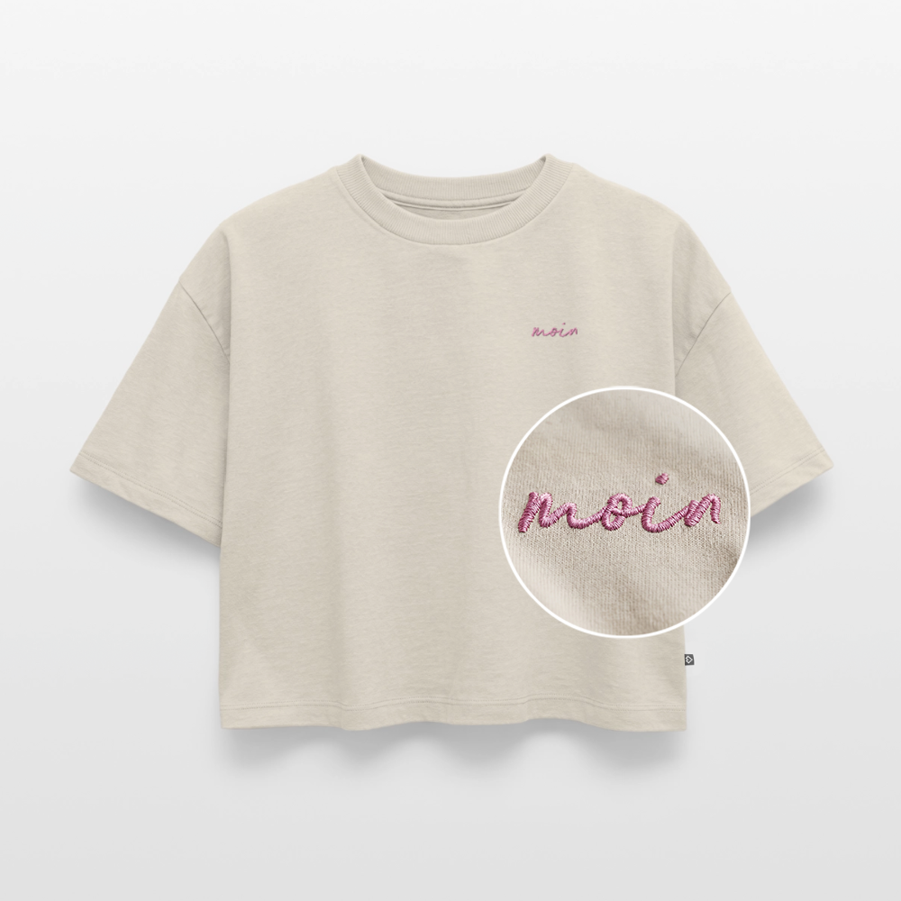 Moin Stick - Frauen Oversized Cropped T-Shirt