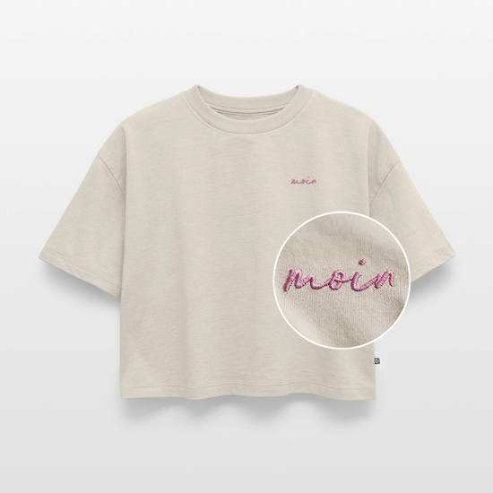 Moin Stick - Frauen Oversized Cropped T-Shirt