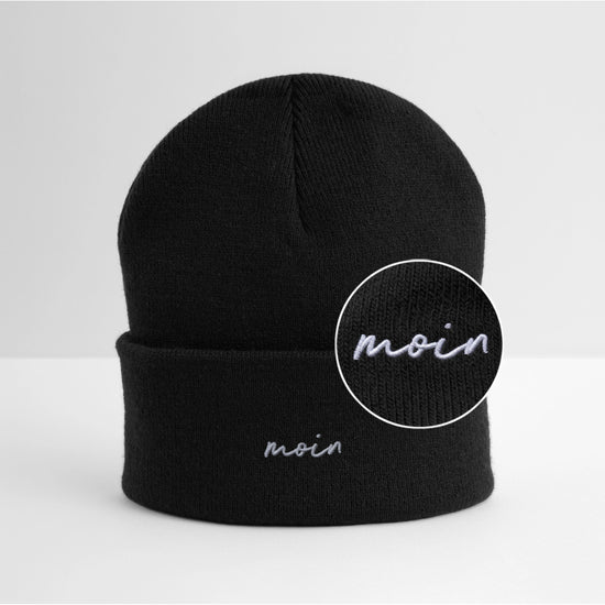 Moin - Bestickte Wintermütze