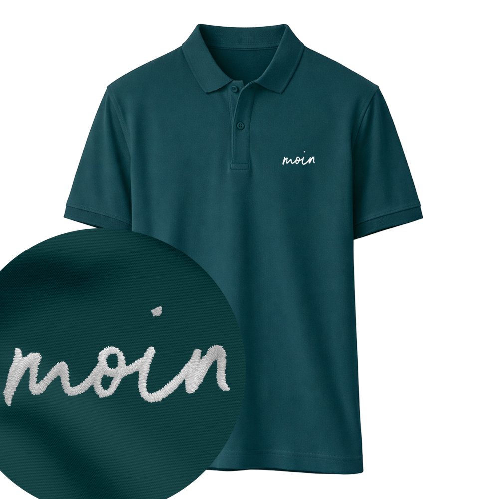 Moin  - Unisex Poloshirt | 100% Bio-Baumwolle | Edler Stick