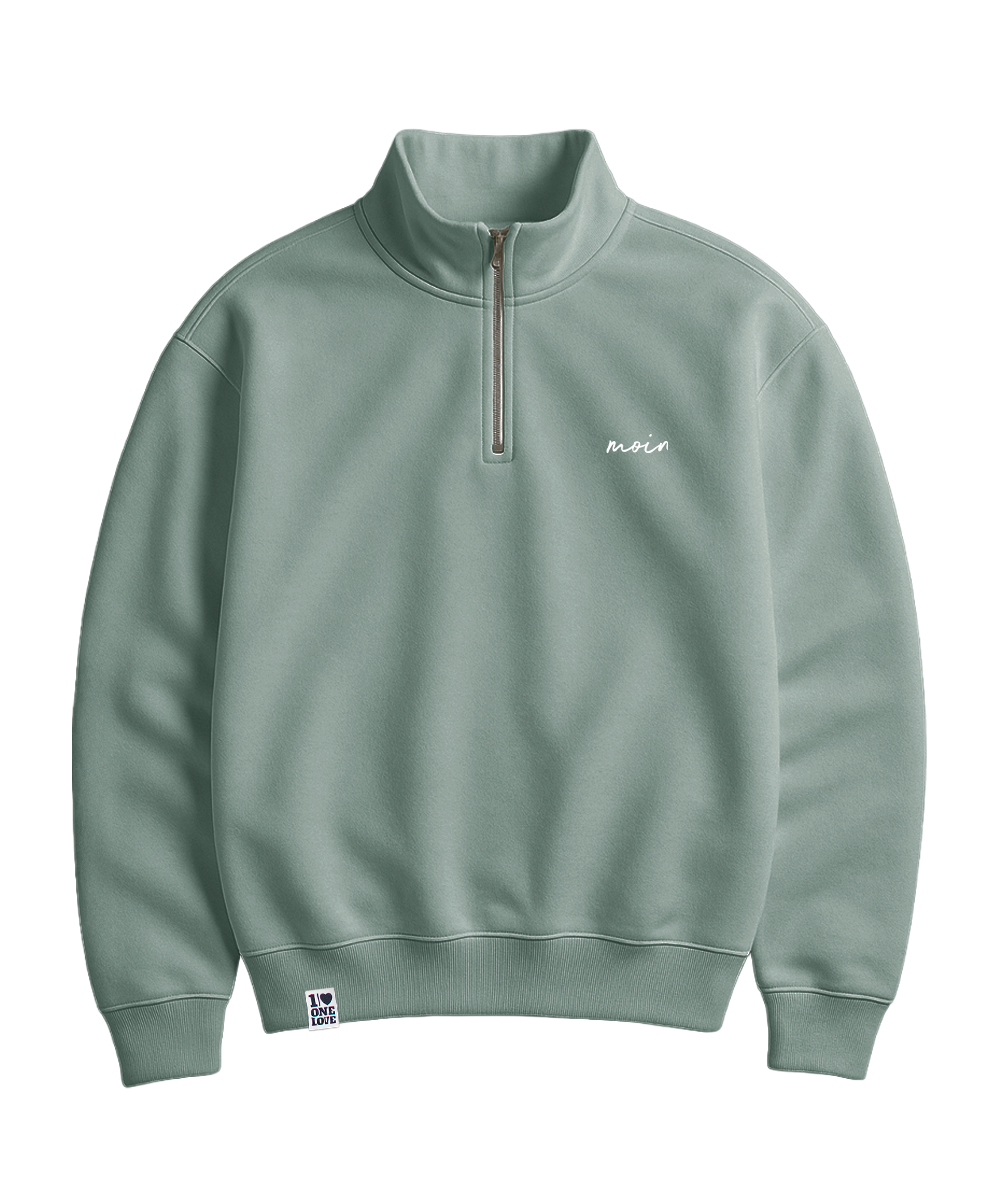 Moin  - Unisex Premium Zipper | 100% Bio-Baumwolle | Edler Stick