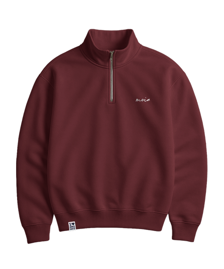 Moin  - Unisex Premium Zipper | 100% Bio-Baumwolle | Edler Stick