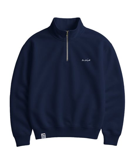 Moin  - Unisex Premium Zipper | 100% Bio-Baumwolle | Edler Stick