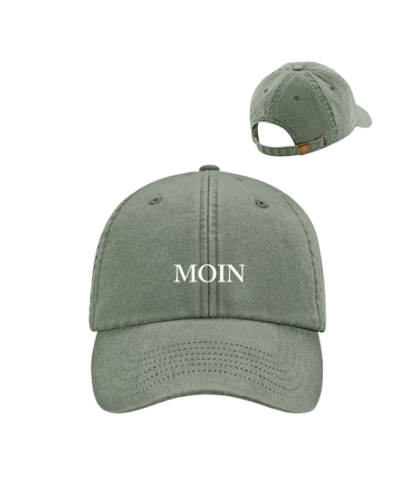 Moin  - Vintage Cap mit Stick