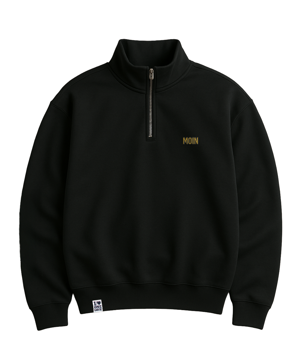 Moin Stick  - Unisex Premium Zipper | 100% Bio-Baumwolle | Edler Stick