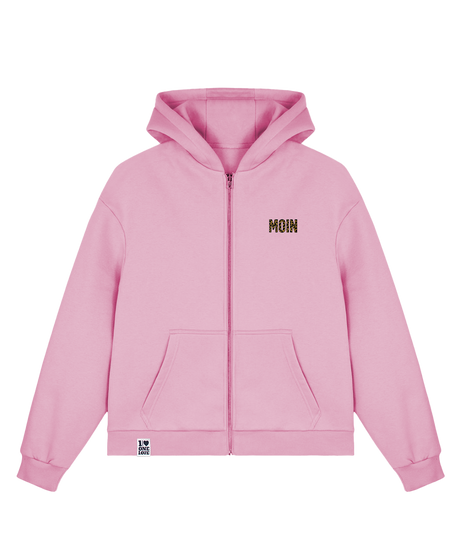 Leo Moin  - Sweatjacke | Bio-Baumwolle | Edler Stick