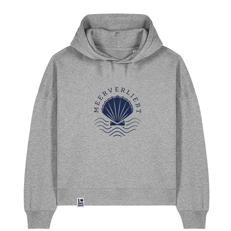 Meerverliebt Muschel  - Damen Hoodie | Bio-Baumwolle