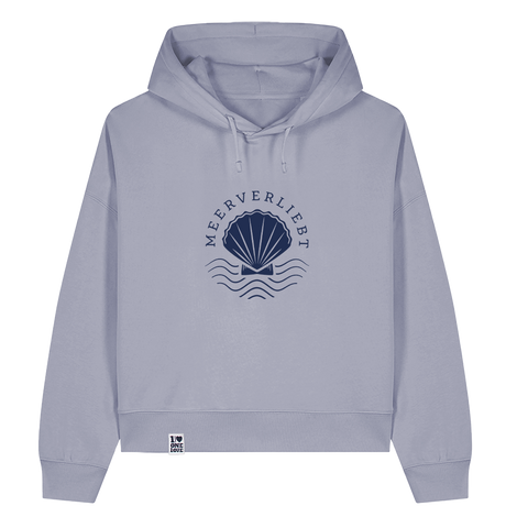 Meerverliebt Muschel  - Damen Hoodie | Bio-Baumwolle