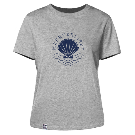 Meerverliebt Muschel  - Damen Shirt | 100% Bio-Baumwolle