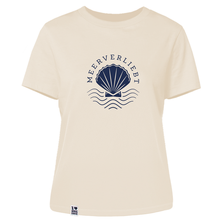 Meerverliebt Muschel  - Damen Shirt | 100% Bio-Baumwolle