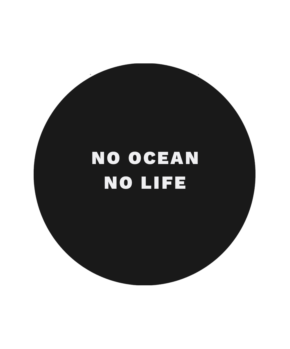 No Ocean No Life Stick  - Herren Shirt