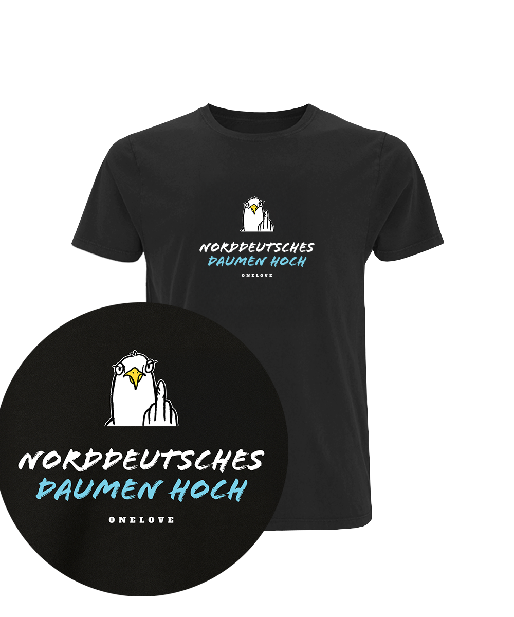 Norddeutsches Daumen hoch  - Herren Shirt | 100% Baumwolle