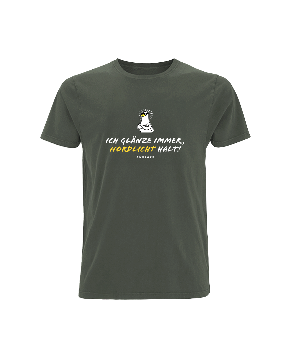 Ich glänze immer, Nordlicht halt!  - Herren Shirt | 100% Baumwolle