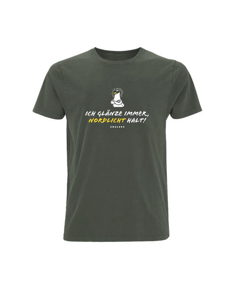 Ich glänze immer, Nordlicht halt!  - Herren Shirt | 100% Baumwolle