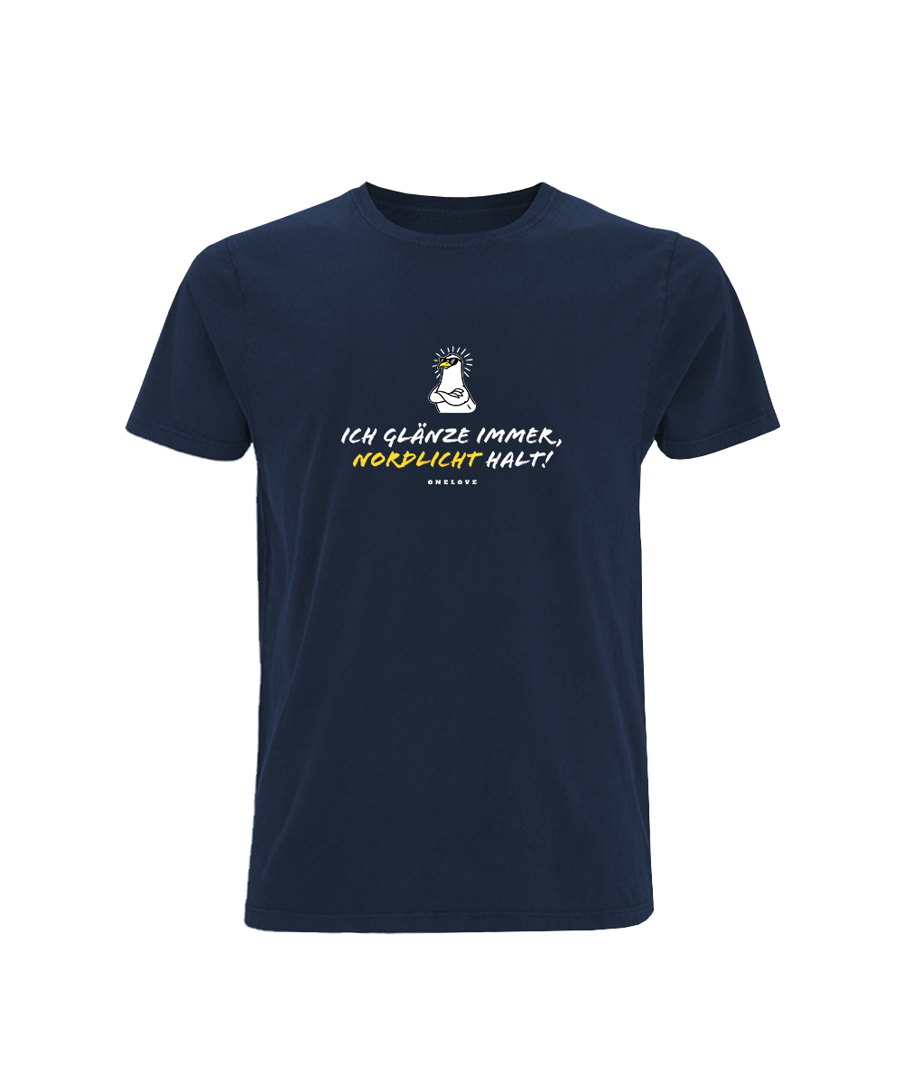Ich glänze immer, Nordlicht halt!  - Herren Shirt | 100% Baumwolle