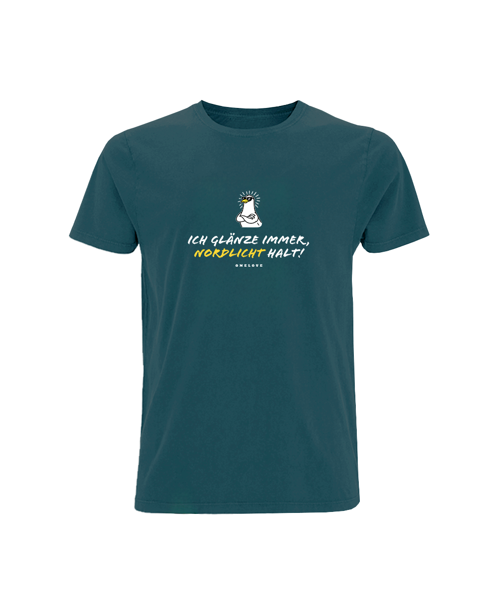 Ich glänze immer, Nordlicht halt!  - Herren Shirt | 100% Baumwolle