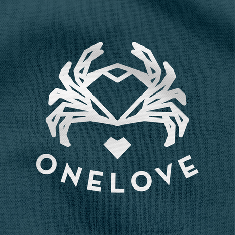 ONELOVE Krabbe  - Herren Shirt | 100% Bio-Baumwolle