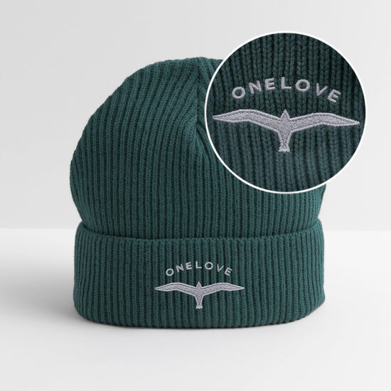 ONELOVE Möwe Stick - Unisex Bio FISHERMAN BEANIE