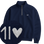 ONELOVE  - Unisex Premium Zipper | 100% Bio-Baumwolle | Edler Stick