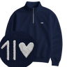 ONELOVE  - Unisex Premium Zipper | 100% Bio-Baumwolle | Edler Stick