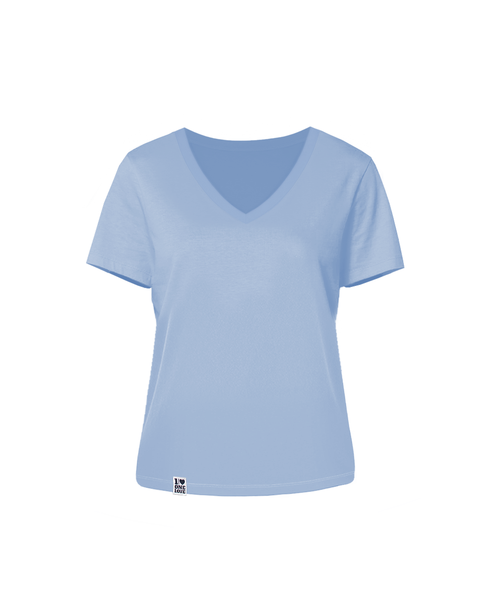 Oceanlove  - Damen Shirt mit V-Ausschnitt