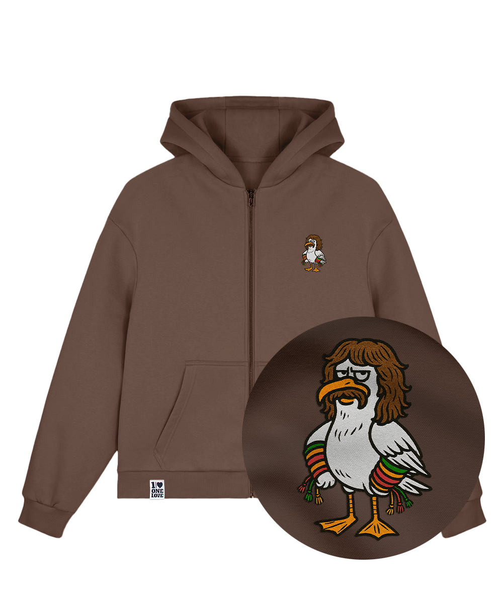 Möwe Wolle Stick  - Sweatjacke