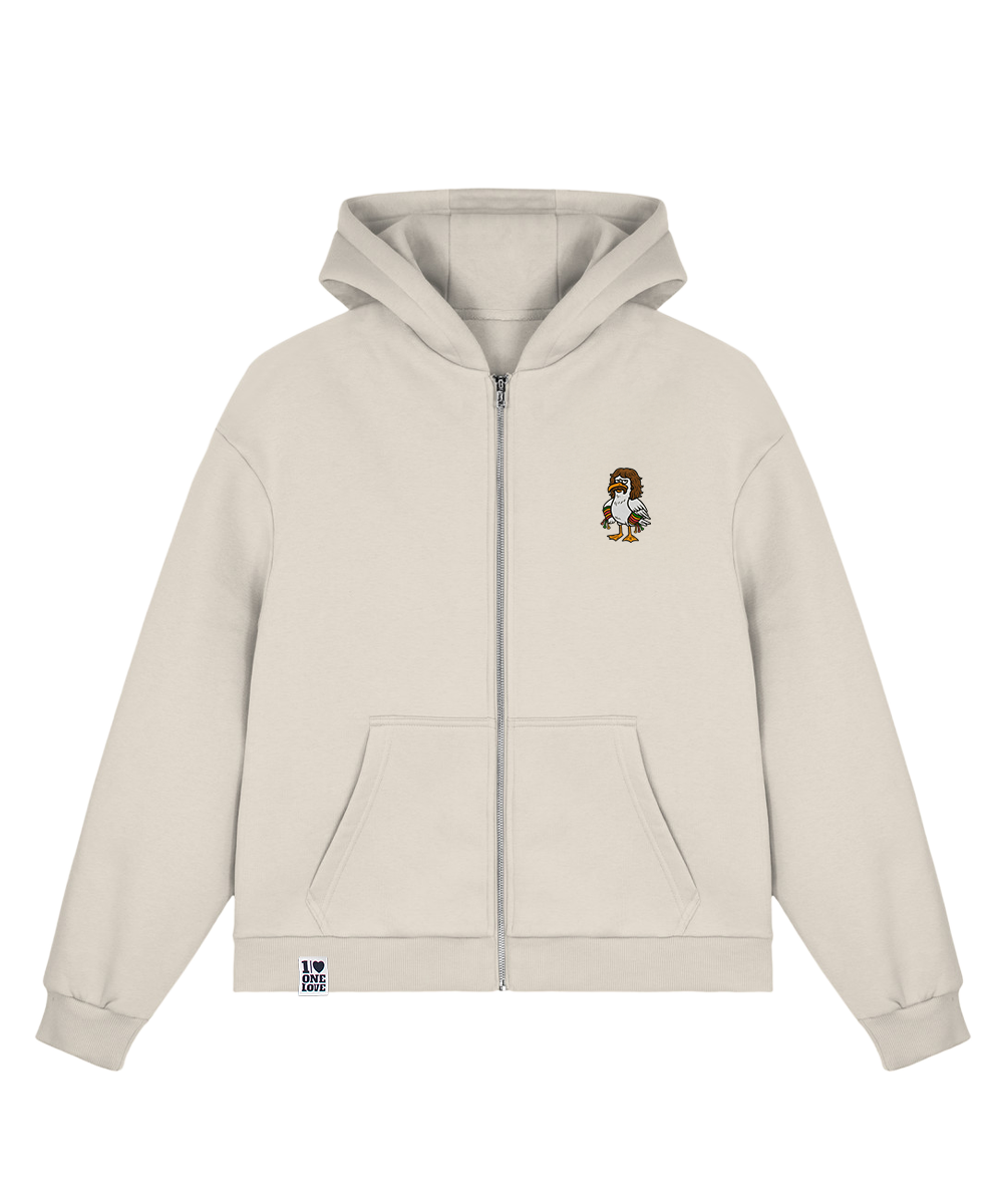 Möwe Wolle Stick  - Sweatjacke