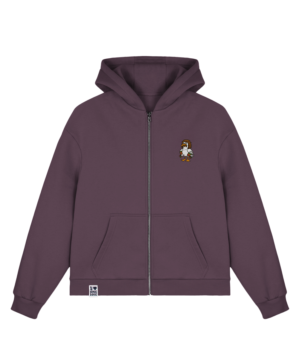 Möwe Wolle Stick  - Sweatjacke