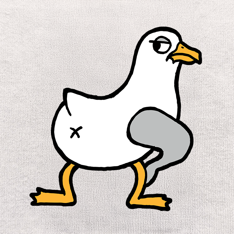 Möwe  - Herren Premium Shirt | 100% Bio-Baumwolle