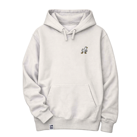Möwe  - Unisex Premium Hoodie | Bio-Baumwolle | Edler Stick