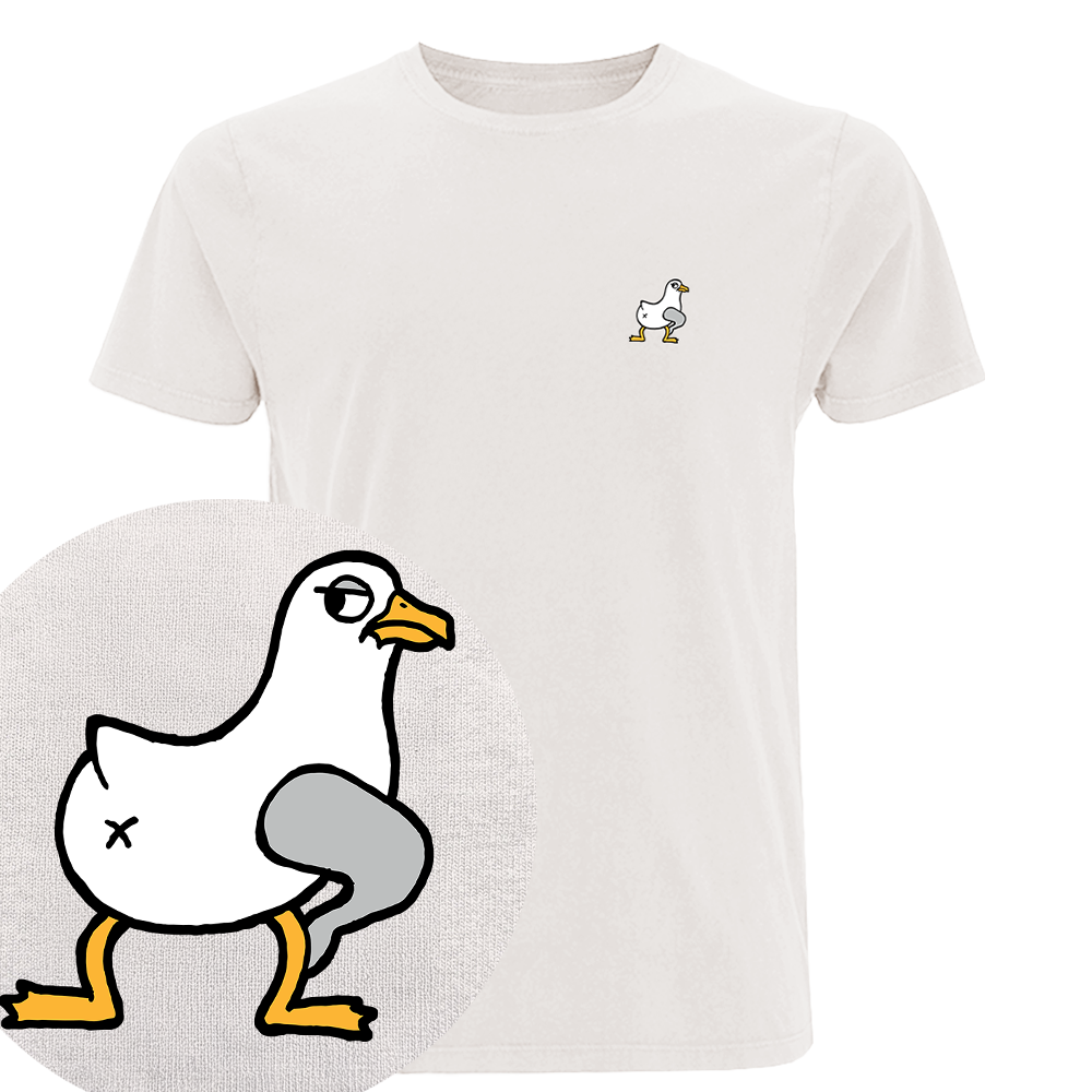 Möwe  - Herren Premium Shirt | 100% Bio-Baumwolle