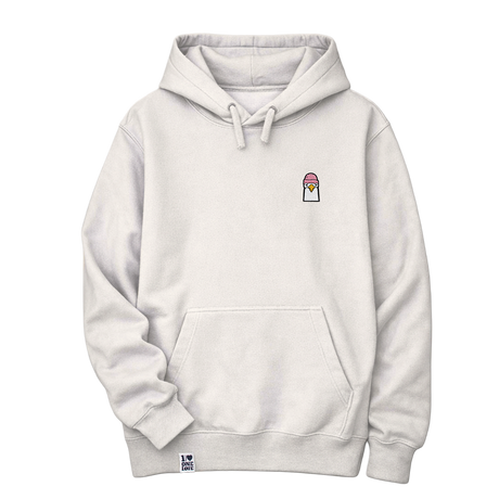 Mützen Möwe  - Unisex Premium Hoodie | Bio-Baumwolle | Edler Stick