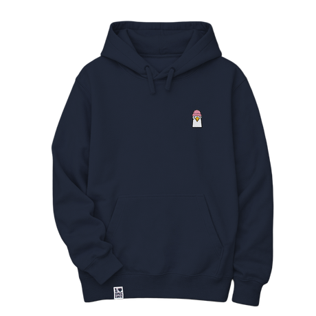 Mützen Möwe  - Unisex Premium Hoodie | Bio-Baumwolle | Edler Stick